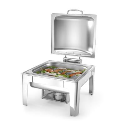 Chafing GN 2/3 saténový vzhled, HENDI, Profi Line, 6L, 395x430x(H)290mm | 470275